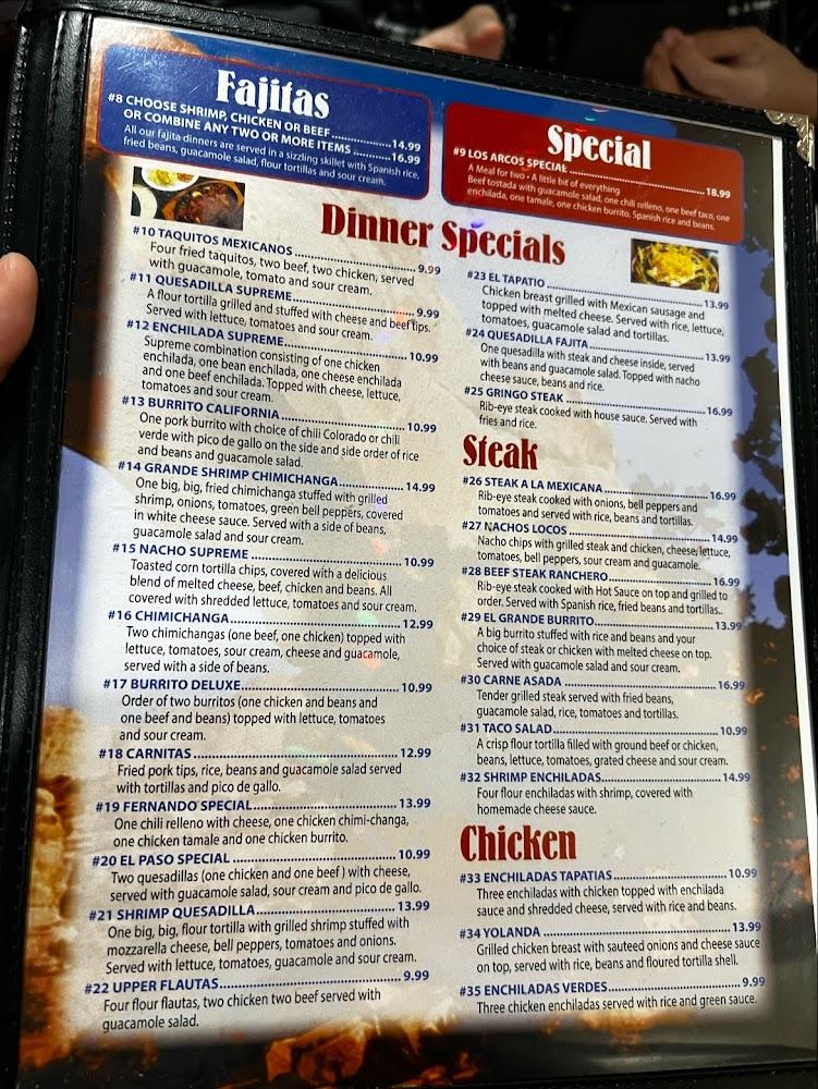 Los Arcos Menu image 2