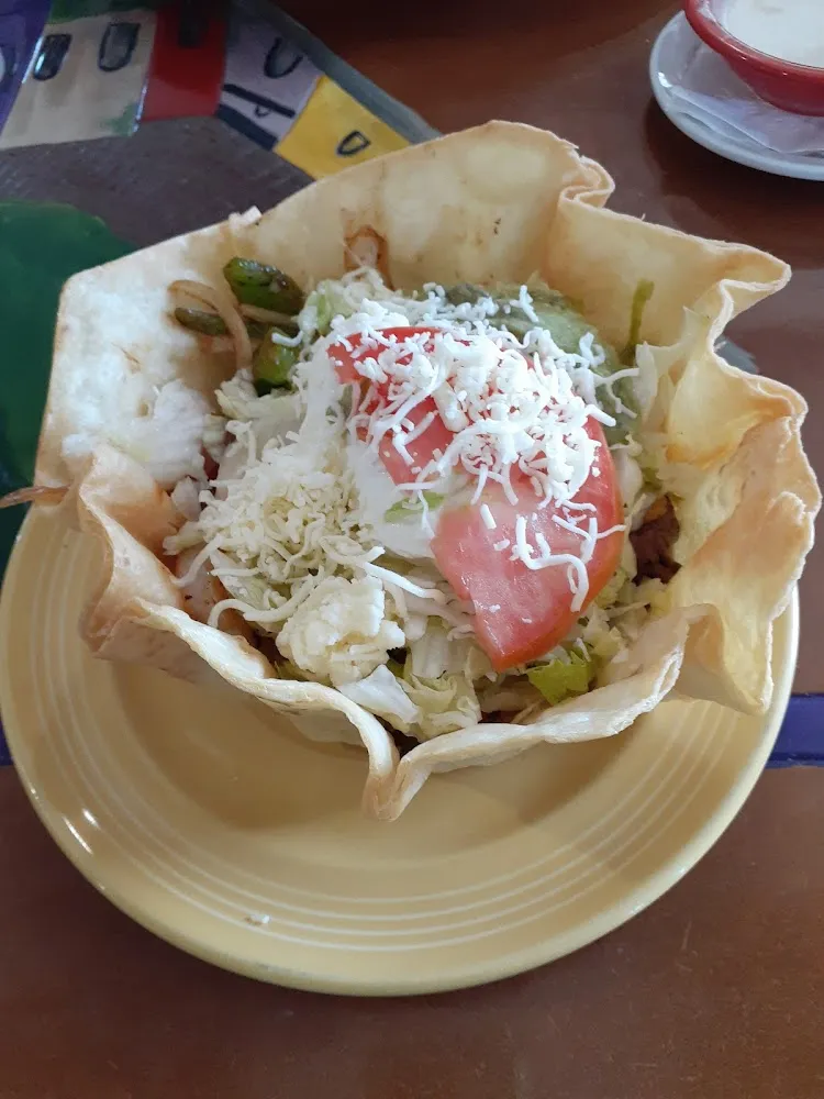 Shrimp Taco Loco Salad